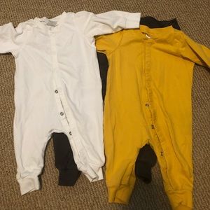 Trio of 1-2M H&M Onesies